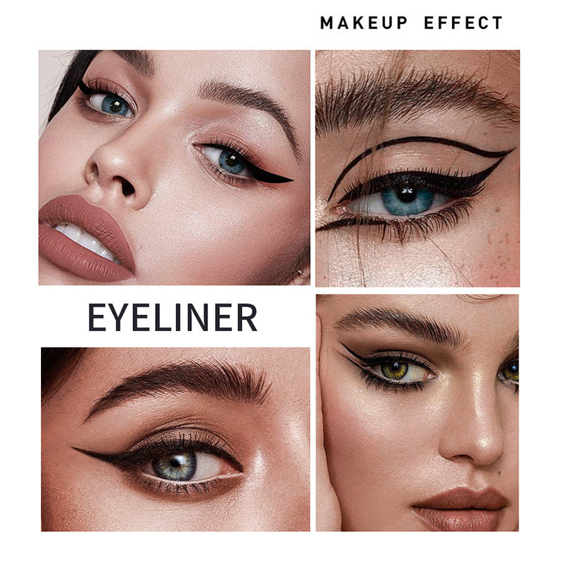 EYELINER CON GUARNIZIONE AD ALA TRIANGOLARE A DOPPIA TESTA IMPERMEABILE