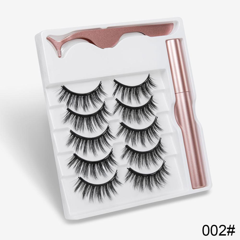 SET CIGLIA MAGNETICHE CON EYELINER E PINZETTA