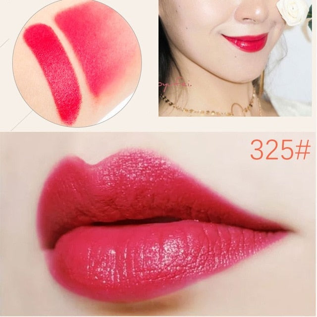 ROSSETTO LUNGA DURATA ELEGANTE ROSSO 6 COLORI OPACO