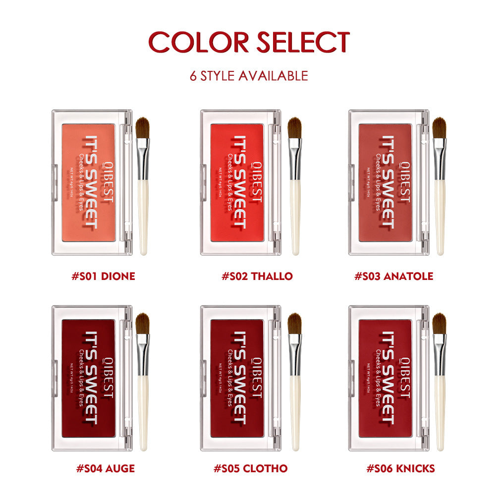 QIBEST ROSSETTO OMBRETTO BLUSH 3 IN 1