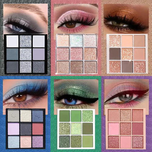 PALETTE OMBRETTI MULTICOLOR 9 COLORI