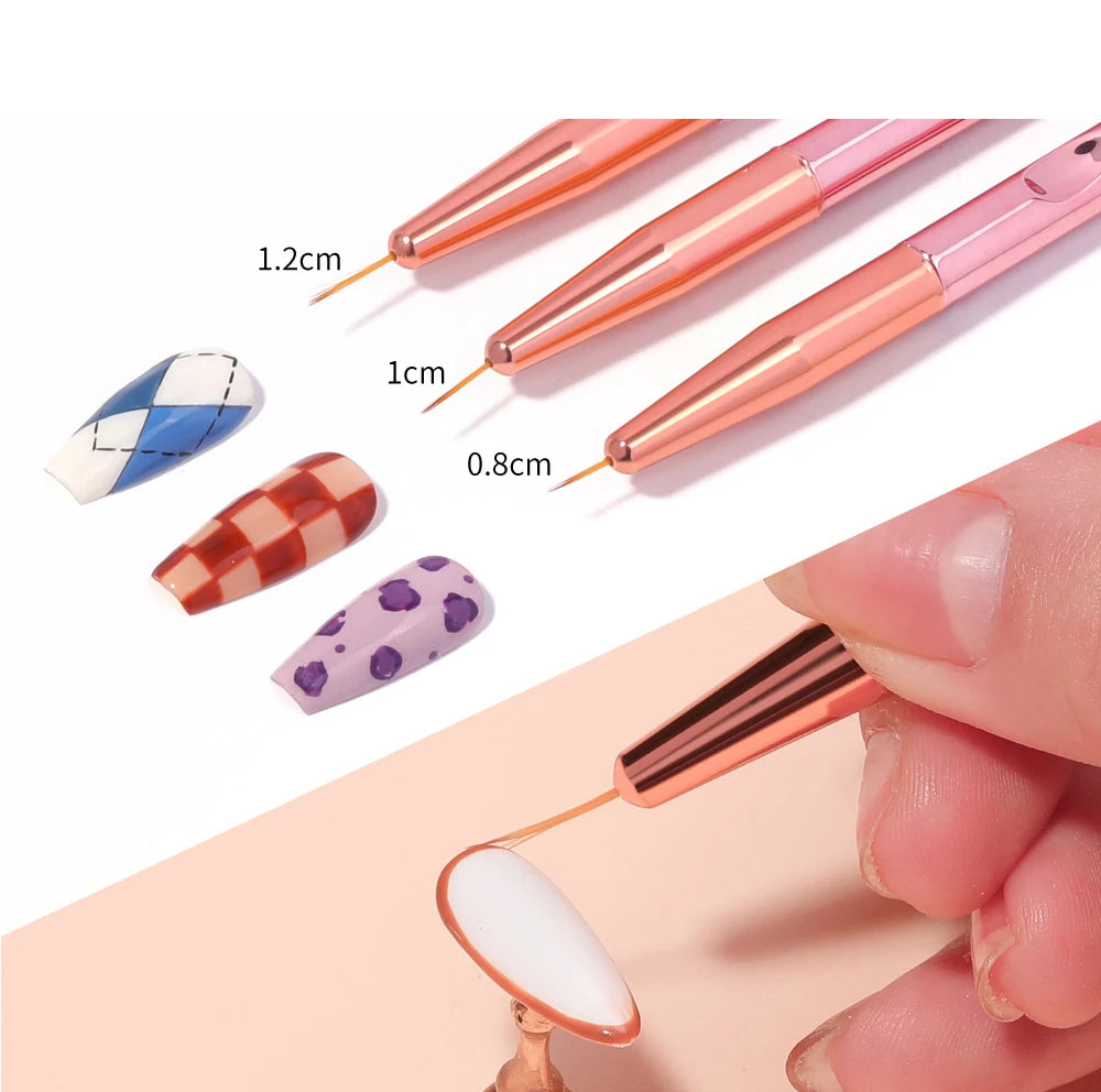 SET PENNELLI UNGHIE GEL/ ACRILICO