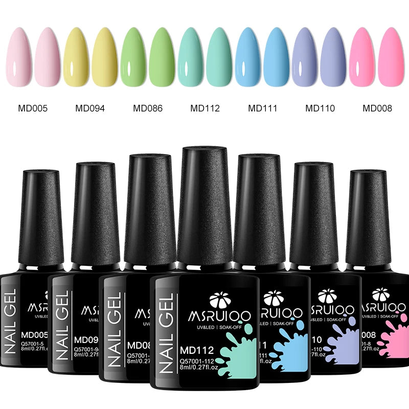 SET SMALTI IN GEL (7pz)