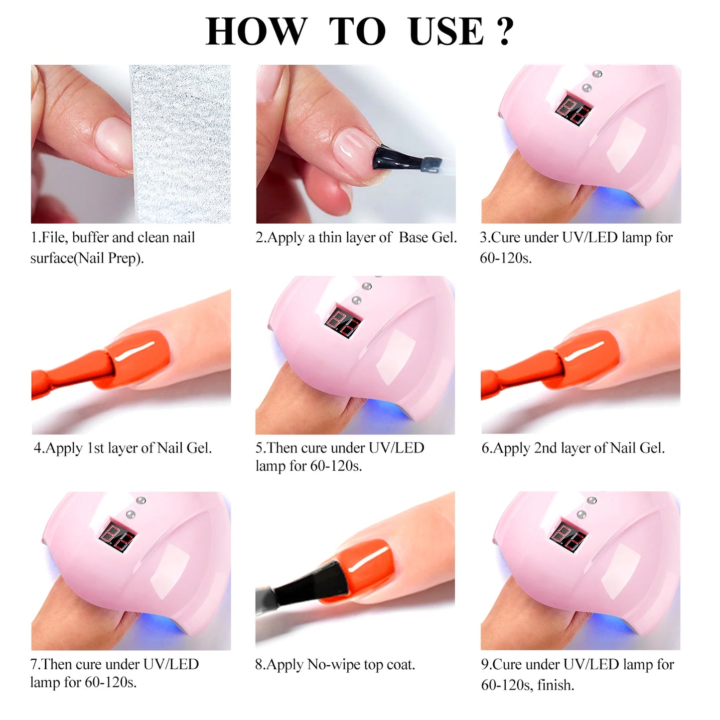 SET SMALTI IN GEL (7pz)