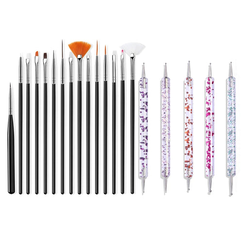 SET PENNELLI UNGHIE GEL/ ACRILICO