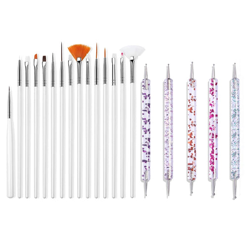 SET PENNELLI UNGHIE GEL/ ACRILICO