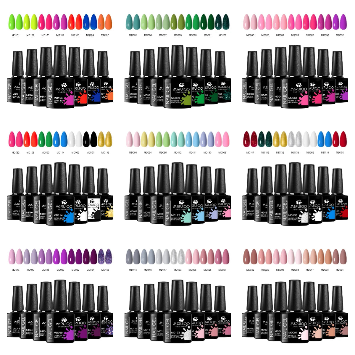 SET SMALTI IN GEL (7pz)