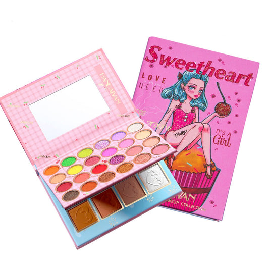 HANDAIYAN PALETTE PER TRUCCO DA 32 COLORI  + BLUSH