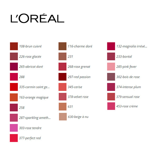 ROSSETTO COLOR RICHE L'OREAL MAKE UP
