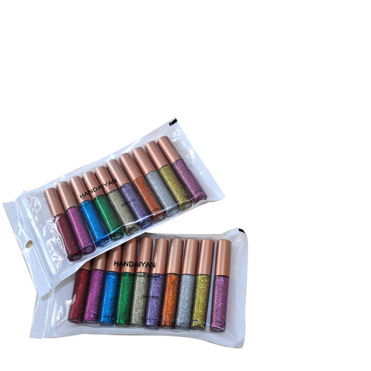 SET DI EYELINER LIQUIDI CON GLITTER  HANDAIYAN