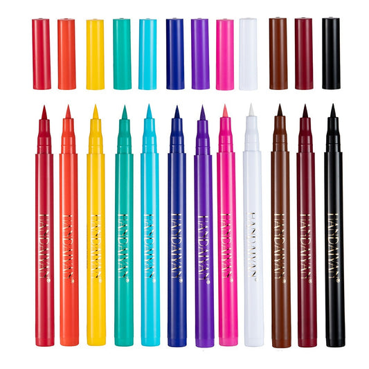 SET EYELINER COLORATO OPACO HANDAIYAN 12 COLORI