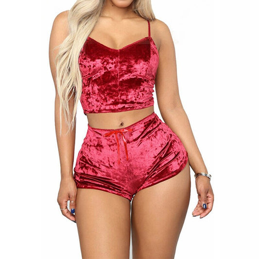 SEXY PIJAMA VRLVET (2pz)