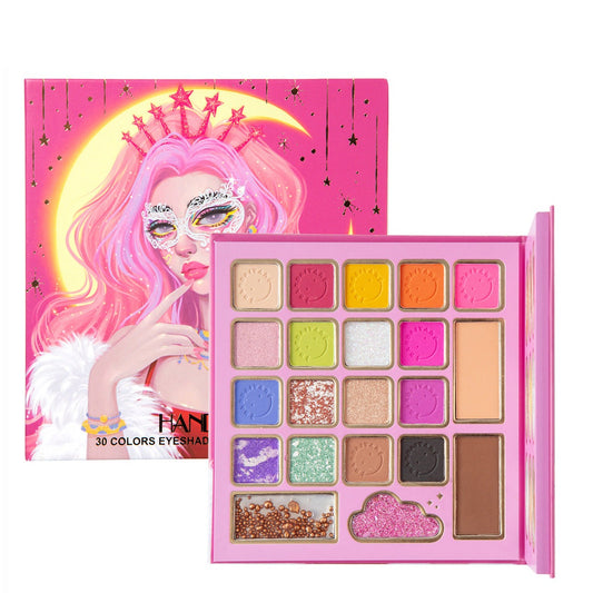 PALLETTE OMBRETTI HANDAIYAN QUEEN MASK 30 COLORI