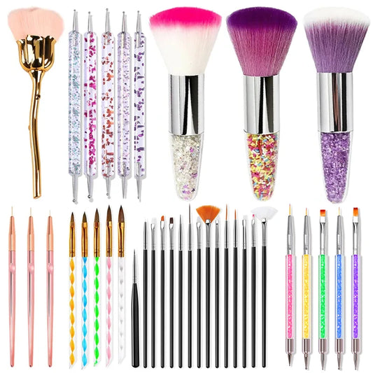 SET PENNELLI UNGHIE GEL/ ACRILICO